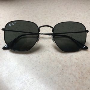 Ray Ban Polarized Hexagonal Sun Glasses